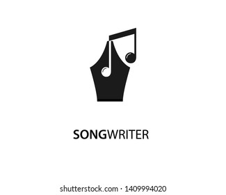 Song Writer Creative Logo Template Design