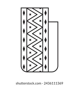 songket icon vector illustration logo design