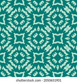 El fondo del Songket es de estilo moderno. Impresión de ornamentos sin fisuras de Batik lista