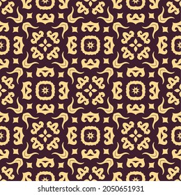 Songket pattern background modern style. Batik seamless ornament print ready