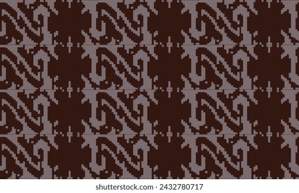 songket pattern background, traditional design pattern vectorn