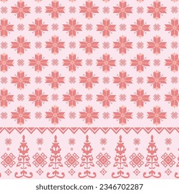 Songket Vector Traditional Pattern Background