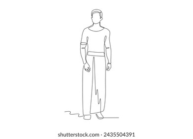 songket,is very identical to the traditional characteristics of Minangkabau and Palembang. Sarong one-line drawing
