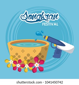 Songkran festival card