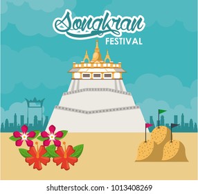 Songkran festival design