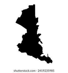Songwe Region map, administrative division of Tanzania. Vector illustration.