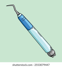 Schallskala-Handstück" flache Illustration