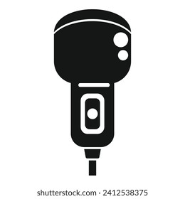 Sonogram device icon simple vector. Woman pregnant care. Ultra sound