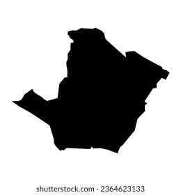 Sonsonate department map, administrative division of El Salvador.