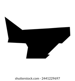 Sool region map, administrative division of Somalia. Vector illustration.