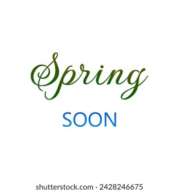 icono de primavera en un fondo blanco, ilustración vectorial