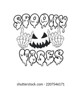 Soopky vibes vector. Modern design.