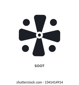 soot isolated icon. simple element illustration from zodiac concept icons. soot editable logo sign symbol design on white background. can be use for web and mobile