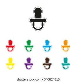 Soother - color vector icon