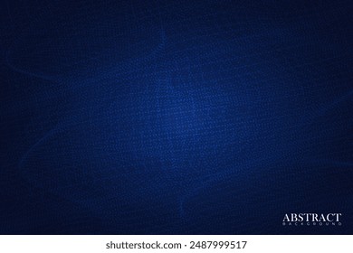 Relajante fondo Abstractas azul con ondas y puntos