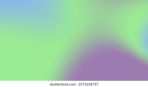 A soothing color gradient featuring soft transitions between light green, lavender purple, and hints of blue, evoking a calm and serene mood.