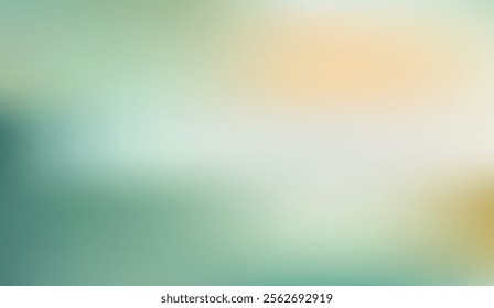 A soothing gradient background blending shades of teal, green, and soft yellow with a touch of orange, evoking a serene and natural atmosphere