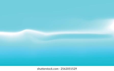 A soothing gradient of blue shades transitioning from bright cyan to soft white, creating a serene and tranquil atmosphere with a dreamy touch