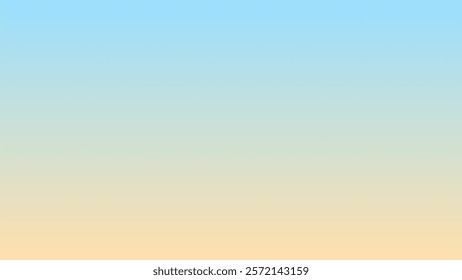 A soothing gradient transitioning from soft blue to warm beige, evoking the calm of a serene morning sky or a peaceful beach.