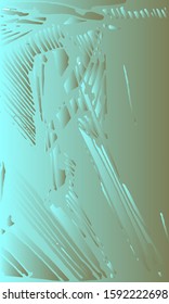 A soothing modern design of a polygamous background with a light green gradient of abstract elements. Gradation of forms. For the design of the banner, poster, cover, annual report, websites. Vector.