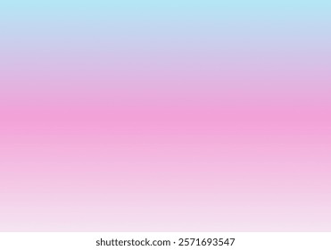 a soothing pastel gradient transitioning from sky blue to soft pink, evoking feelings of calmness, tenderness, and serenity, reminiscent of a gentle dawn or dreamlike atmosphere.