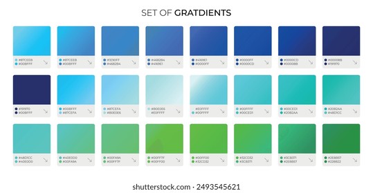 Soothing Sky Gradient Series for Tranquil and Peaceful Designs