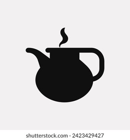 Soothing steam carafe icon - Simple Vector Illustration