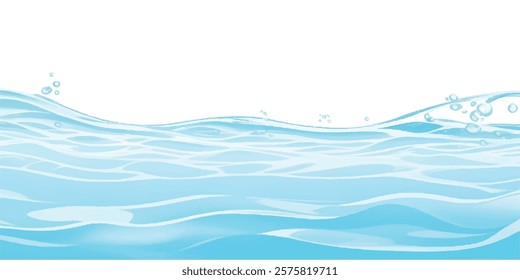 "Soothing Water Waves in Purple  White: A calm and abstract watercolor ocean wave design featuring gentle purple and white tones, ideal for a soft, tranquil background for any project."