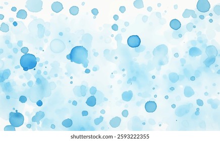 Um fundo de aquarela suave apresenta vários tons de azul, misturando-se perfeitamente. Este cenário tranquilo pode melhorar projetos criativos e apresentações, tornando-os visualmente atraentes