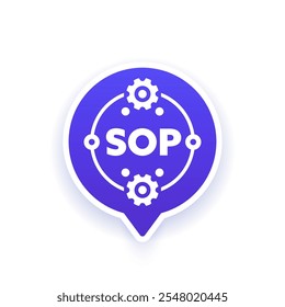 SOP, Standard Operating Procedure vector design