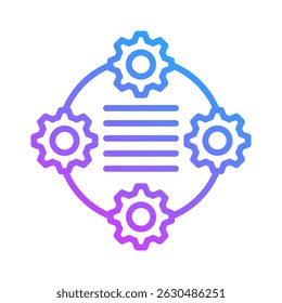 Sop (Standard Operating Procedures) Icon Element For Design
