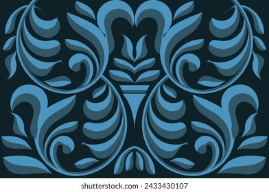 sophisticated 3D  pattern design, perfect for adding an elegant touch to design projects.