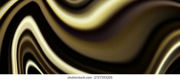 Un sofisticado fondo abstracto con fluidas texturas de oro fundido y seda negra. Perfecto para la marca de lujo y el Diseño web de alta gama.