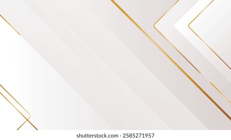 A sophisticated abstract background with gold diagonal lines on white, great for modern designs and branding.

