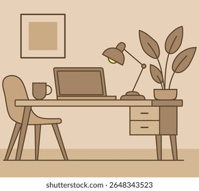 A sophisticated abstract design featuring a blend of geometric shapes, clean lines, and a balanced color palette, evoking a sense of modern professional harmony.