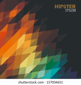 Sophisticated abstract grunge background for your hipster cover projects.