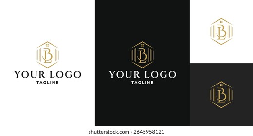 Sophisticated BL Letter Real Estate Logo