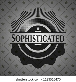 Sophisticated black badge