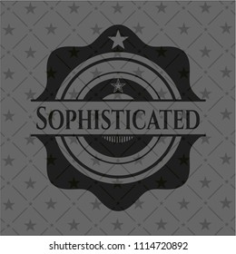 Sophisticated black emblem
