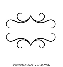 Sophisticated Black and White Ornate Frame
