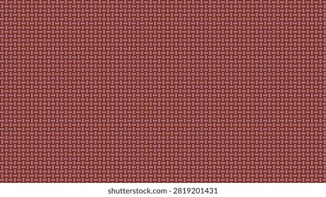 A sophisticated brown seamless basketweave grid pattern background featuring a detailed geometric interlocking dash texture. This high-quality vector design is ideal for website backdrops, digital wallpapers, modern branding, product packaging, textile prints, and social media graphics. Its repeating woven grid structure adds depth, warmth, and a refined touch to any visual design project.
#BrownGridPattern #BasketweaveTexture #SeamlessPattern #VectorBackground #WovenTexture #GeometricPattern #MinimalistBackground #DigitalPaper #GraphicDesignAssets #AbstractPattern