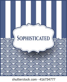 Tarjeta sofisticada