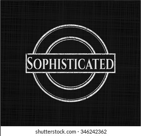 Sophisticated chalkboard emblem