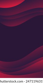 Sofisticado fondo de onda abstracto degradado rojo oscuro, que da un toque elegante e impactante a los Materiales promocionales, los activos de marca y los diseños digitales