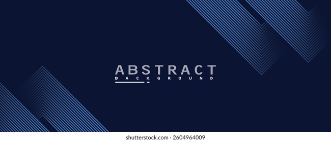 Sophisticated Deep Blue Abstract Background with Geometric Line Gradients for Contemporary Design Projects and High-Resolution Visuals perfect for presentations