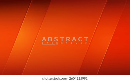 Sophisticated deep orange gradient background with diagonal bands of shadow and light creating dynamic depth and visual intrigue, suitable for diverse design applications