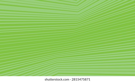 A sophisticated digital illustration utilizing parallel green lines that shift to create a perspective effect. This abstract design provides a clean professional aesthetic suitable for modern corpora
