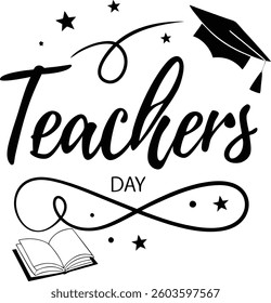 A sophisticated, elegant design celebrating Teachers Day.