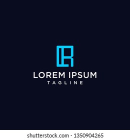 sophisticated and elegant RL or RL logo icon