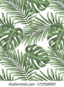 A sophisticated and exotic tropical pattern.vector design